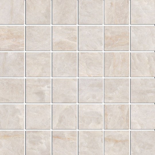 Happy Floors 12" x 12" Naica Natural Porcelain 2" Mosaic