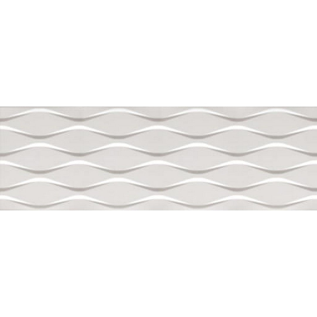 Happy Floors 12" x 36" Glaciar Rectified Natural Ceramic Decor Wall Tile