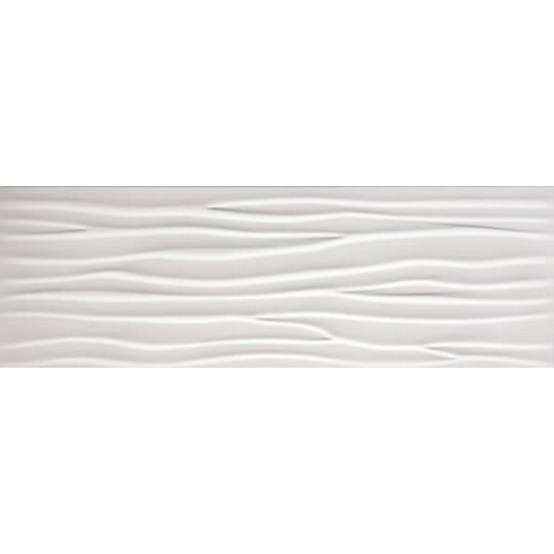 Happy Floors 12" x 36" Glaciar Rectified Natural Ceramic Decor Wall Tile