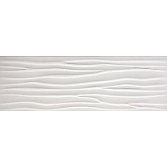 Happy Floors 12" x 36" Glaciar Rectified Natural Ceramic Decor Wall Tile