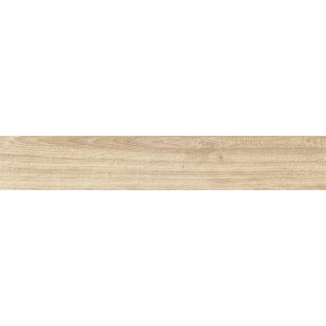 Happy Floors 4" x 24" Acorn Rectified Natural Porcelain Plank (Sale)