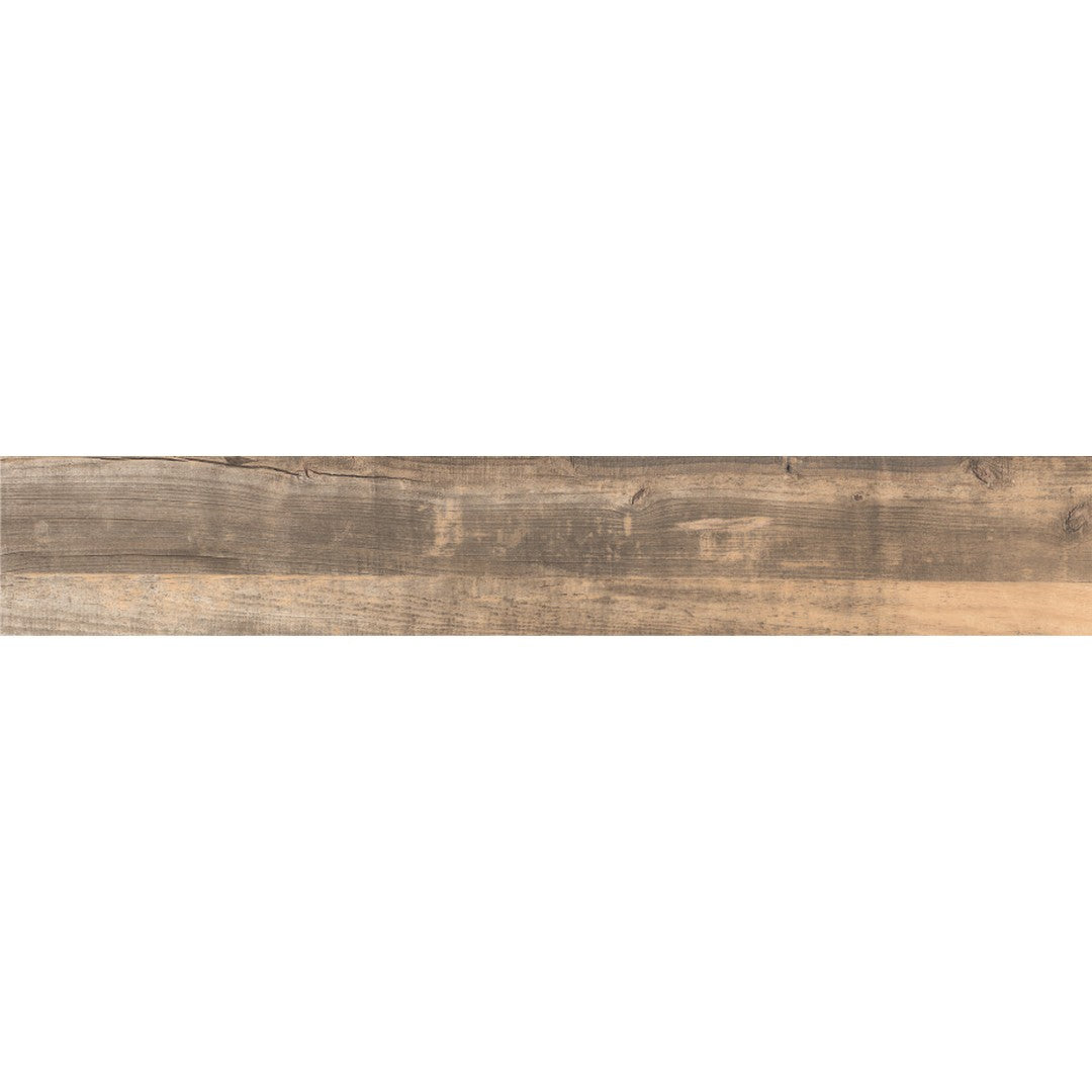 Happy Floors 6.5" x 40" Reclaimed Rectified Natural Porcelain Plank