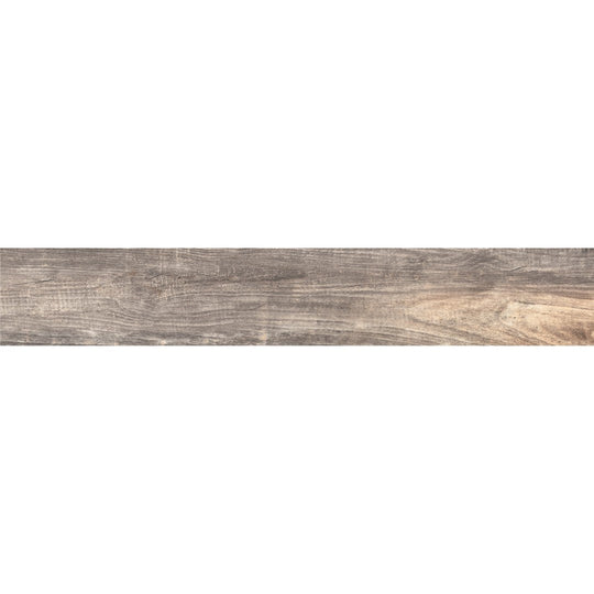 Happy Floors 6.5" x 40" Reclaimed Rectified Natural Porcelain Plank