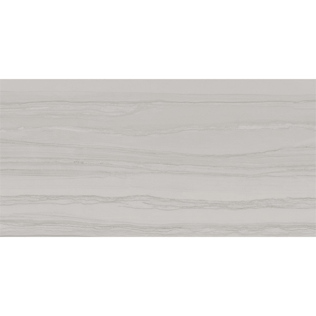 Happy Floors 12" x 24" Silver Rectified Natural Porcelain Tile (Sale)