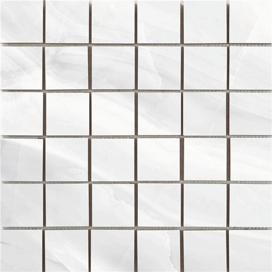 Happy Floors 12" x 12" Athena Natural Porcelain 2" Mosaic