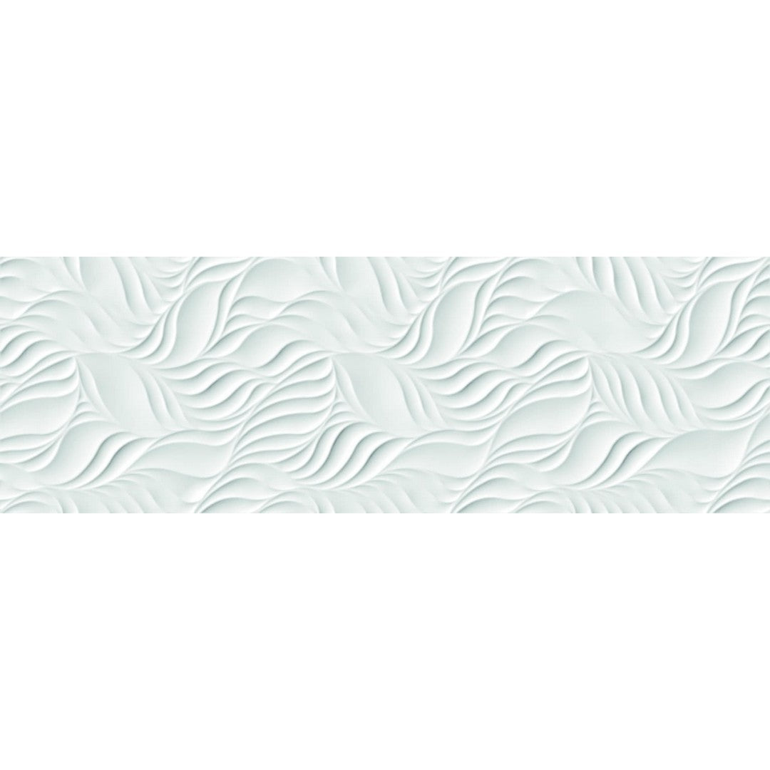 Happy Floors 12" x 36" Glaciar Rectified Natural Ceramic Deco Wall Tile