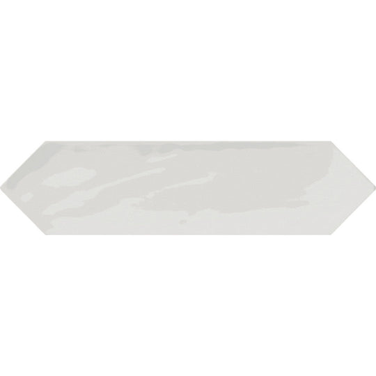 Happy Floors 3" x 12" Monochrome Pressed Glossy Ceramic Picket Wall Tile (Sale)