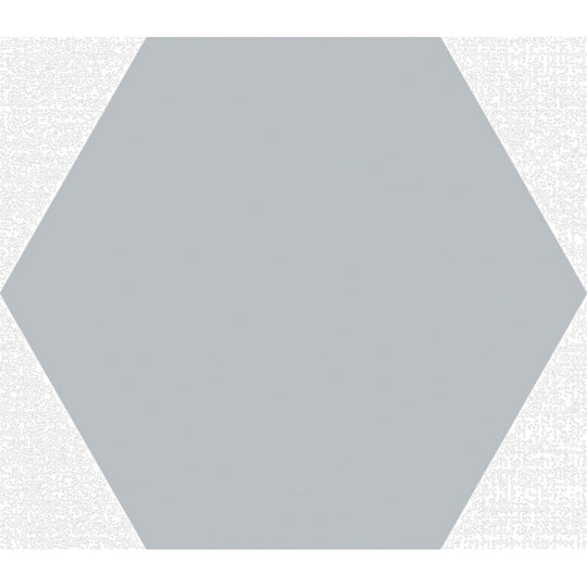 Happy Floors 5" x 6" Carpenter Rectified Matte Porcelain Hexagon Wall Tile