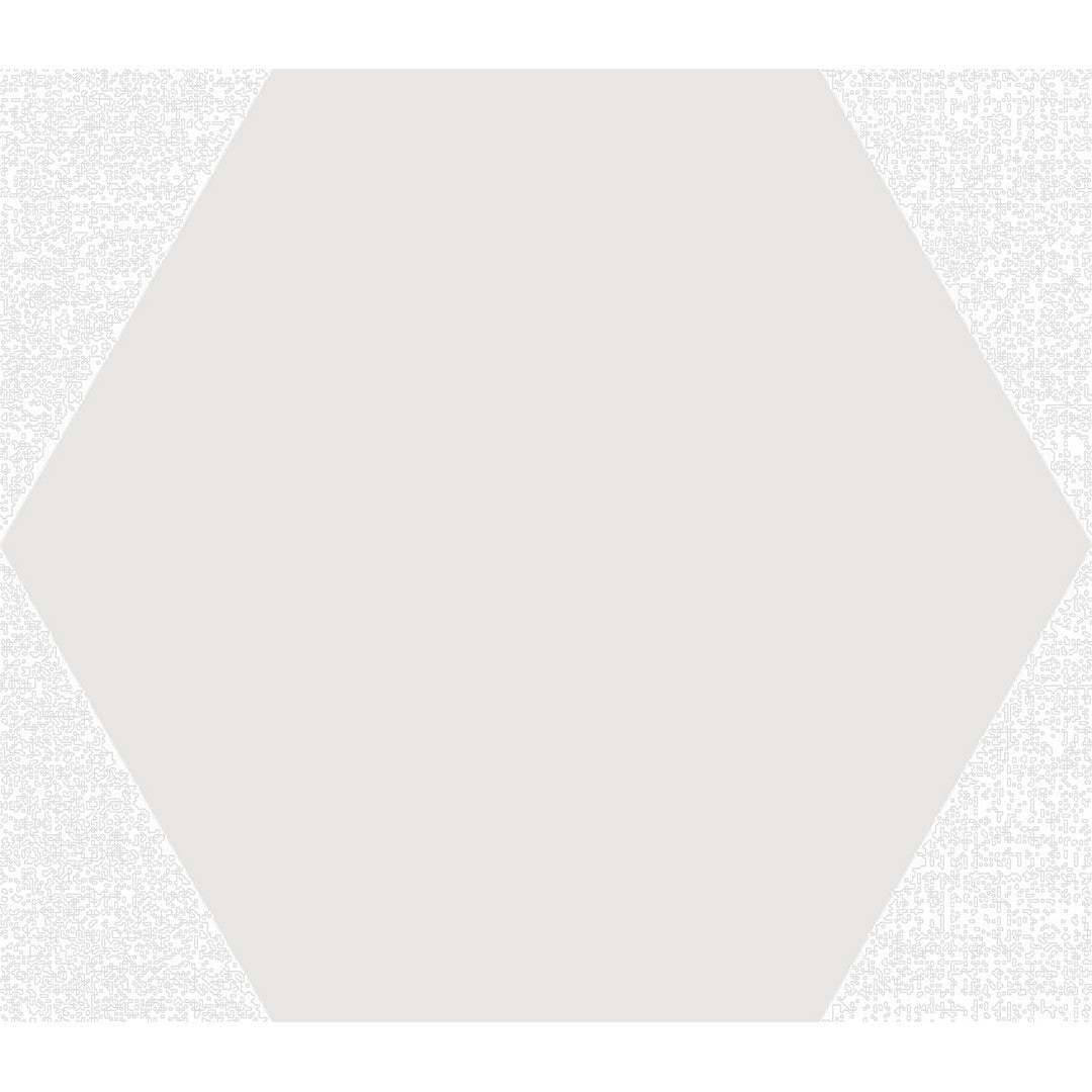 Happy Floors 5" x 6" Carpenter Rectified Matte Porcelain Hexagon Wall Tile