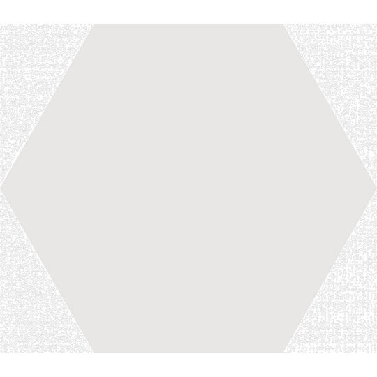 Happy Floors 5" x 6" Carpenter Rectified Matte Porcelain Hexagon Wall Tile