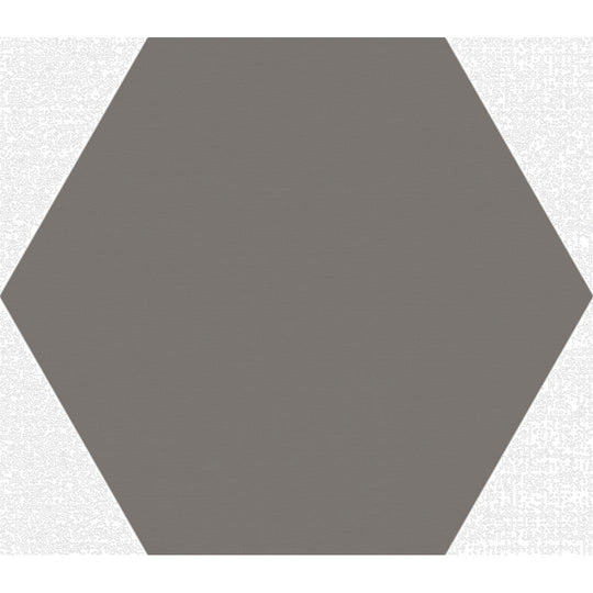 Happy Floors 5" x 6" Carpenter Rectified Matte Porcelain Hexagon Wall Tile