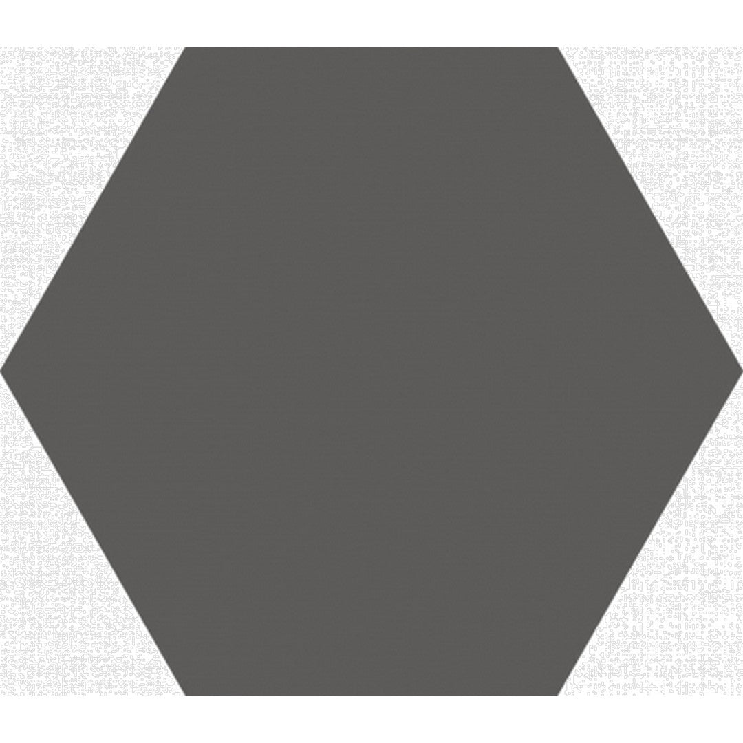 Happy Floors 5" x 6" Carpenter Rectified Matte Porcelain Hexagon Wall Tile
