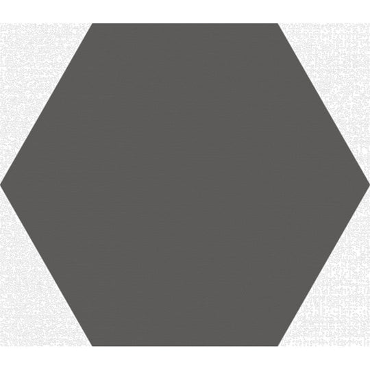 Happy Floors 5" x 6" Carpenter Rectified Matte Porcelain Hexagon Wall Tile