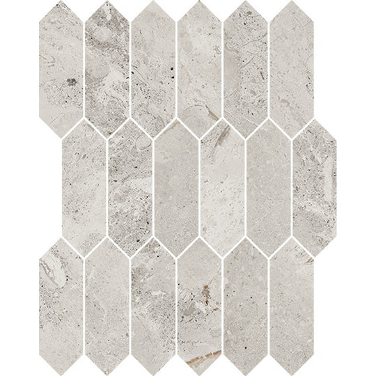 Happy Floors 11.5" x 11" Eva Polished Porcelain Picket Mosaic