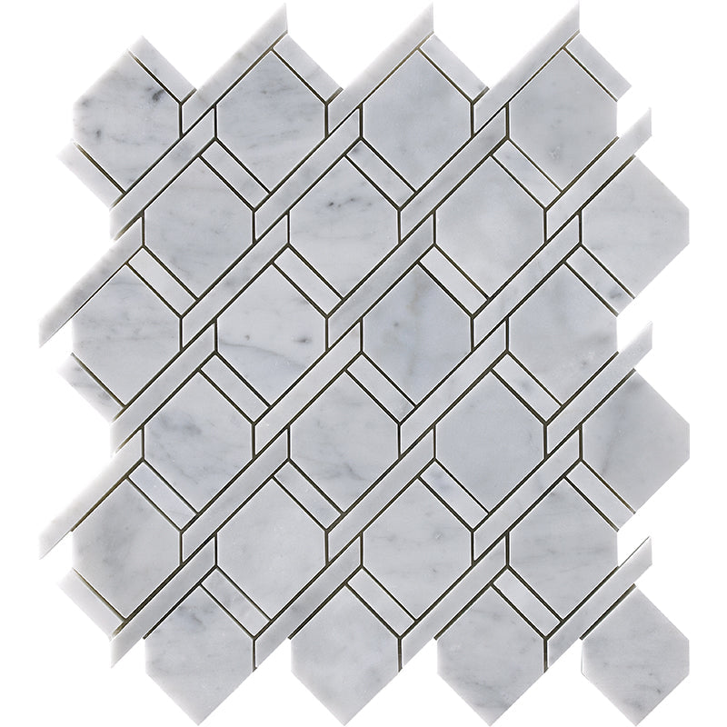 Happy Floors 12" x 11" Natural Stone Rope Mosaic