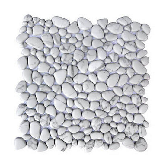 Happy Floors 12" x 12" Endura Pebble Recycled Glass Mosaic
