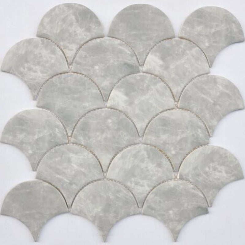 Happy Floors 11.1" x 11.1" Endura Scale Recycled Glass Mosaic