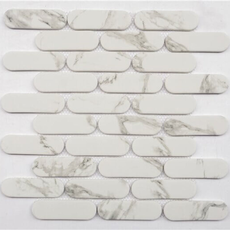 Happy Floors 11.8" x 12.5" Endura Capsule Recycled Glass Mosaic
