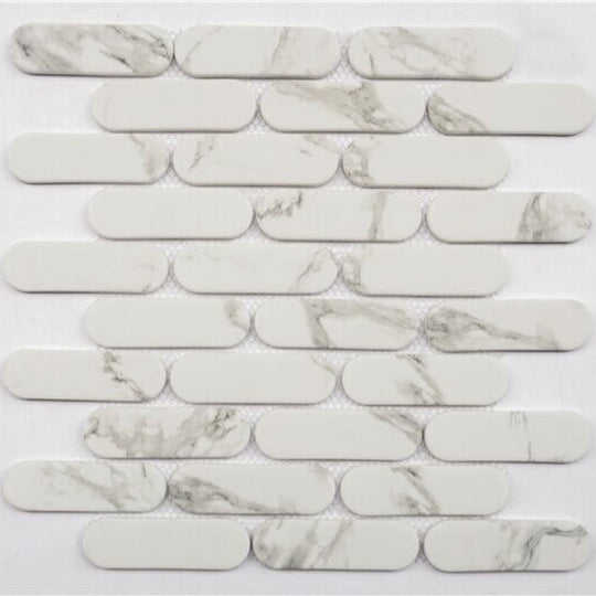 Happy Floors 11.8" x 12.5" Endura Capsule Recycled Glass Mosaic