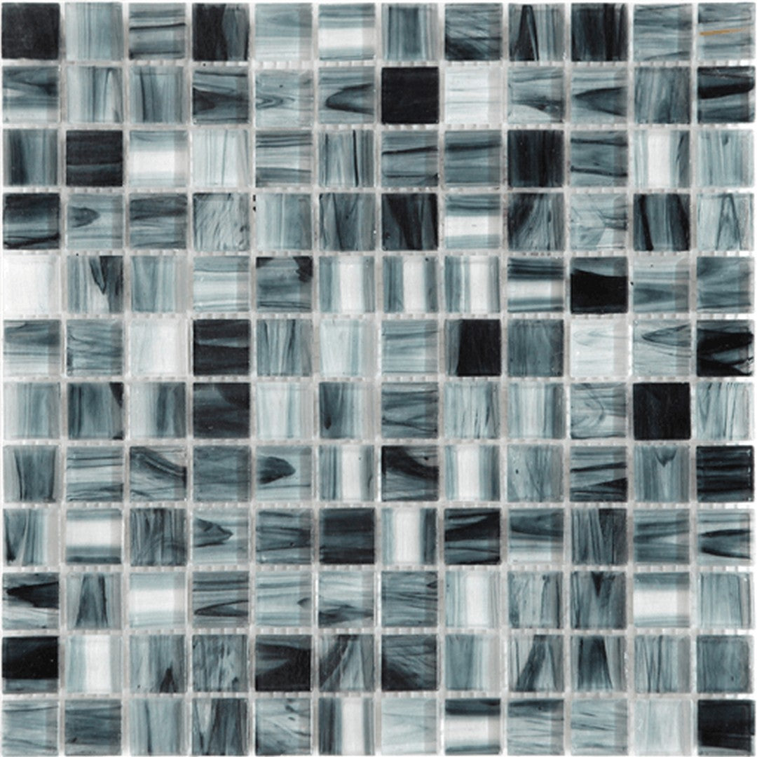 Happy Floors 11.8" x 11.8" Tortuga Glass & Stone 1" Mosaic