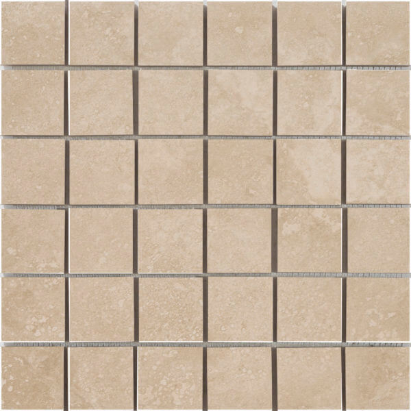 Happy Floors 12" x 12" Cipriani Pressed Natural Porcelain 2" Mosaic