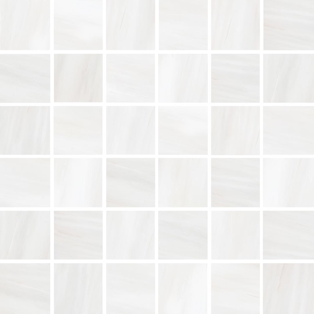 Happy Floors 12" x 12" Dolomite Natural Porcelain 2" Mosaic