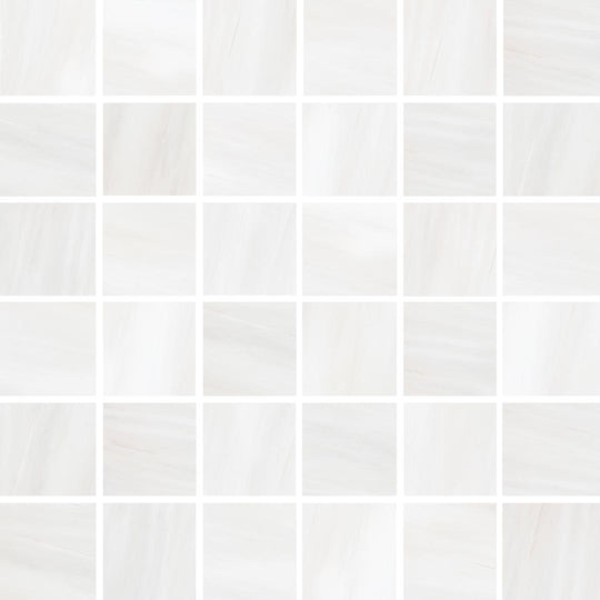 Happy Floors 12" x 12" Dolomite Natural Porcelain 2" Mosaic