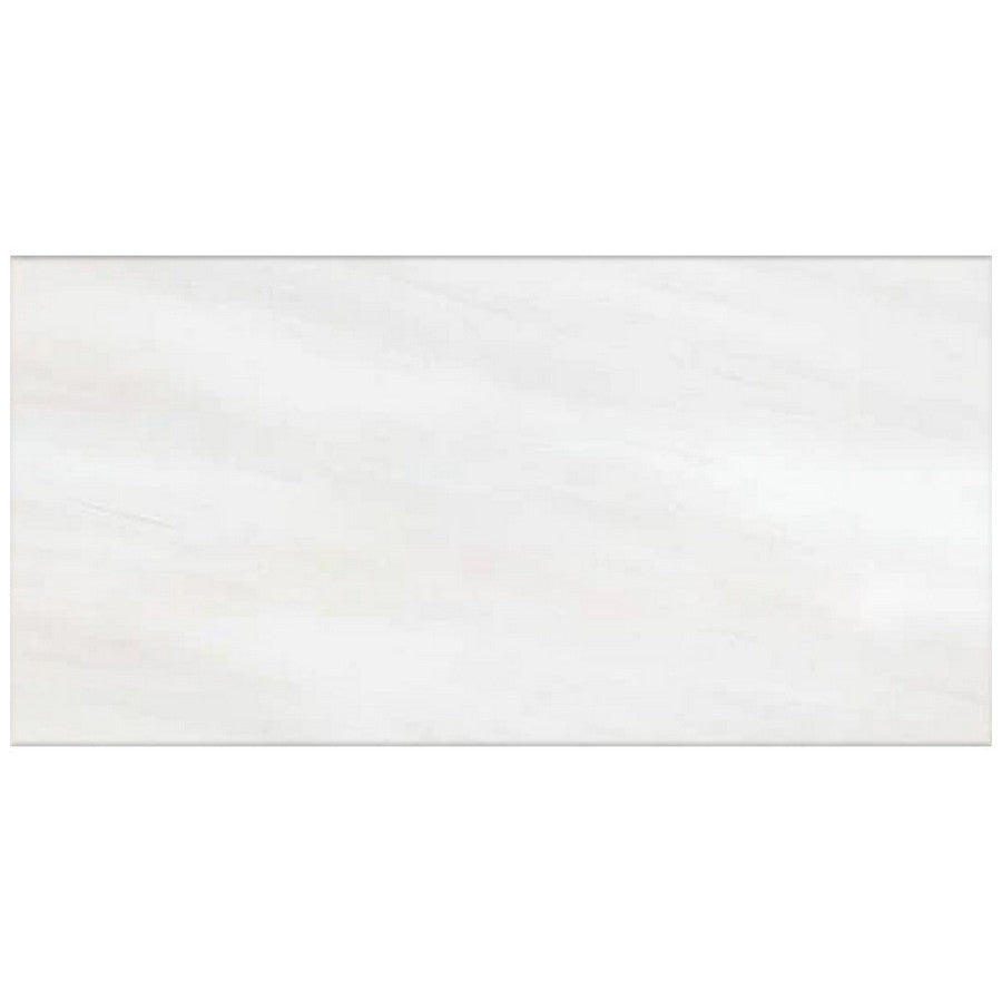 Happy Floors 12" x 24" Dolomite Rectified Polished Porcelain Tile