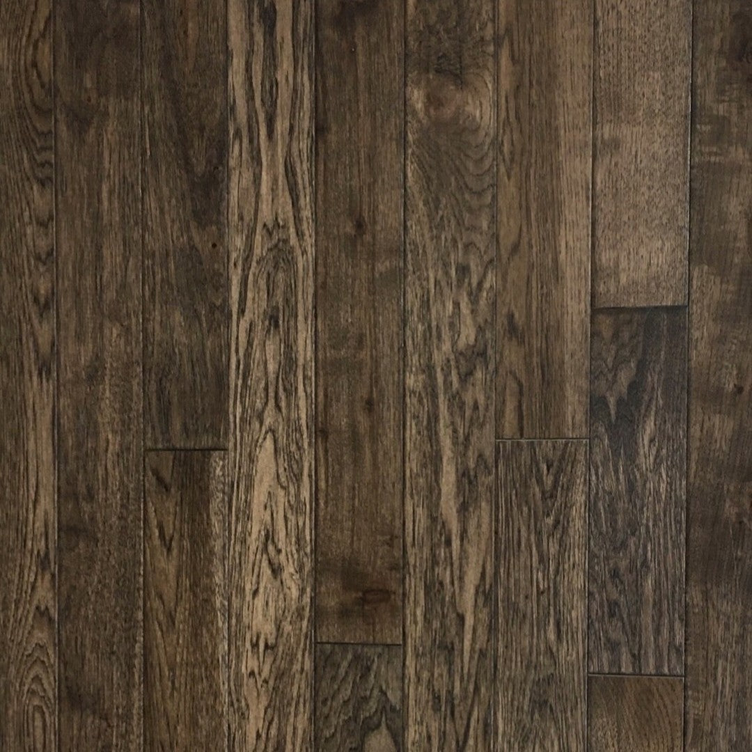 Hawa 3.75" Hickory Flooring Wire Brushed Hardwood Plank