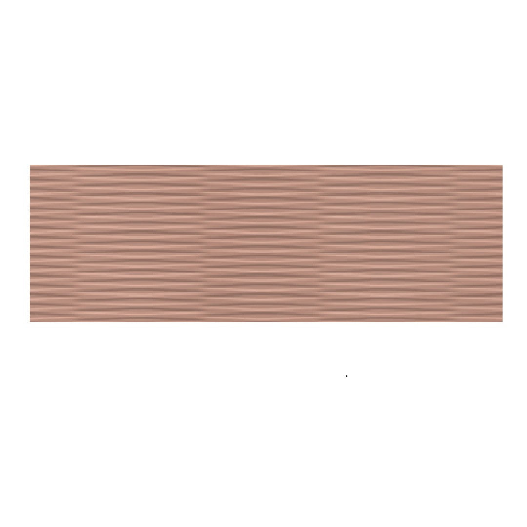 Crossville 12" x 36" Hide and Sleek Pearlescent Ceramic 3D Wall Tile