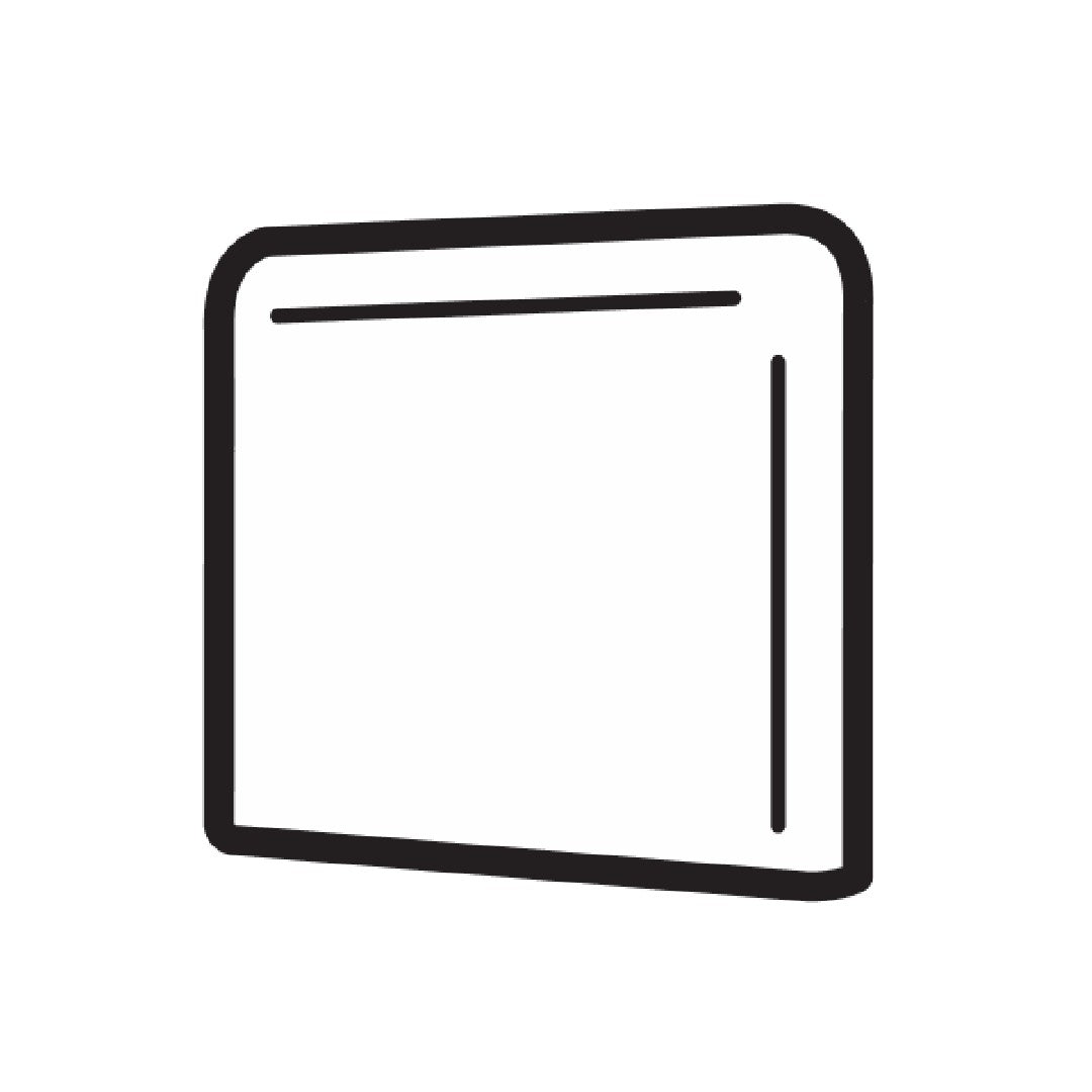 Crossville 3" x 3" Handwritten Gloss Ceramic Bullnose Corner