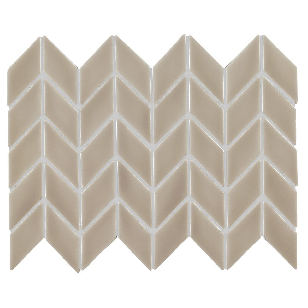 Crossville 12" x 12" Handwritten Gloss Ceramic Diamond Mosaic