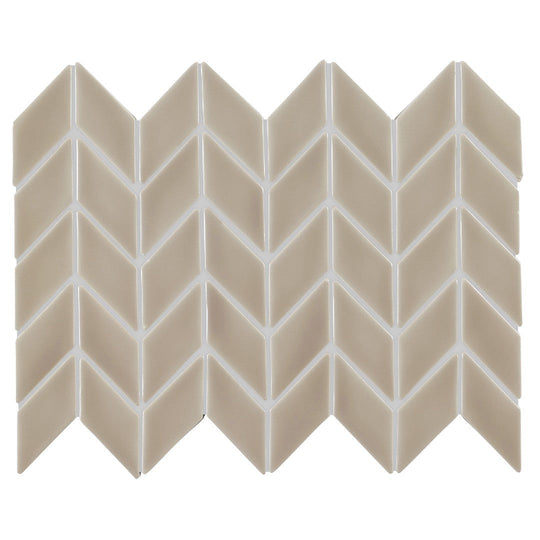 Crossville 12" x 12" Handwritten Gloss Ceramic Diamond Mosaic