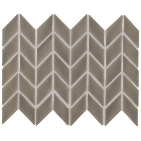 Crossville 12" x 12" Handwritten Gloss Ceramic Diamond Mosaic
