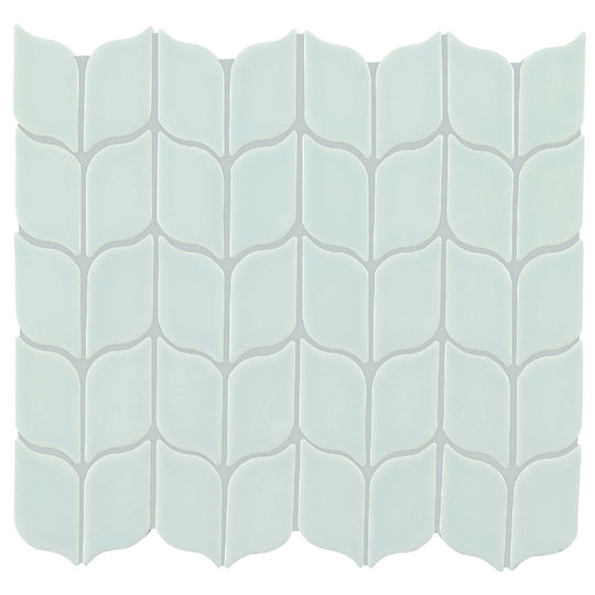 Crossville 12" x 12" Handwritten Gloss Ceramic Leaf Mosaic