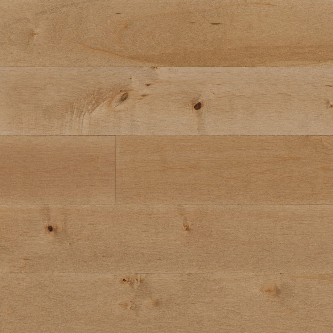 Mercier Design+ Engineered 6.5" x 85" Authentic Hard Maple Matte 12mm Hardwood Plank