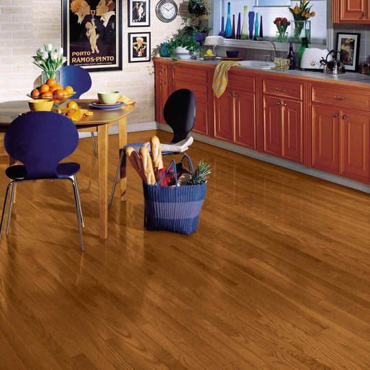 Hartco 2.25" Yorkshire Solid Oak Semi-Gloss Hardwood Strip