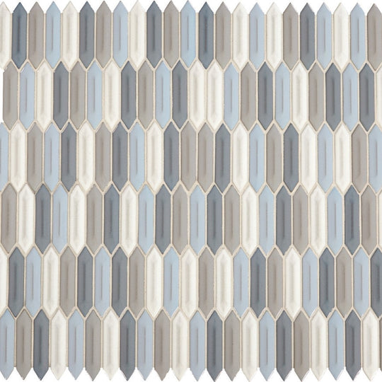 Daltile Revalia Remix 12" x 13" Matte Ceramic 1x4" Picket Mosaic