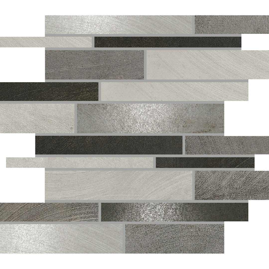 Daltile-Ironcraft-12-x-12-Mixed-Porcelain-Random-Mosaic-Grey-Black-Blend