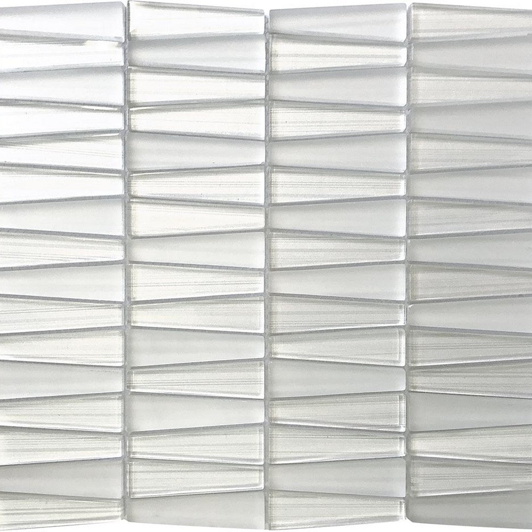 MiR Iceland 12" x 12.9" Glass Trapezium Mosaic