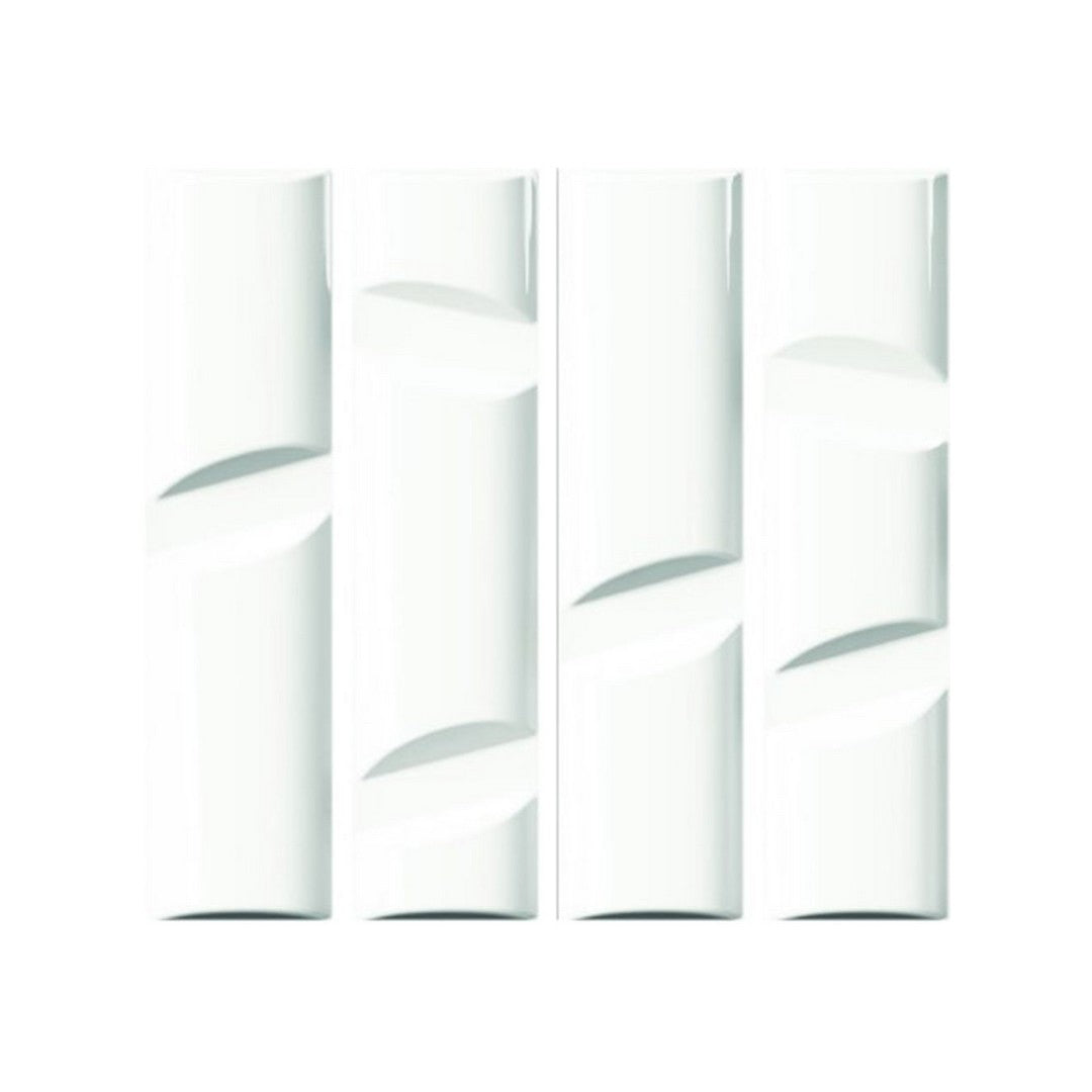 Daltile-Idiosync-4-x-16-Glossy-Ceramic-Elevated-Wall-Tile-Beige