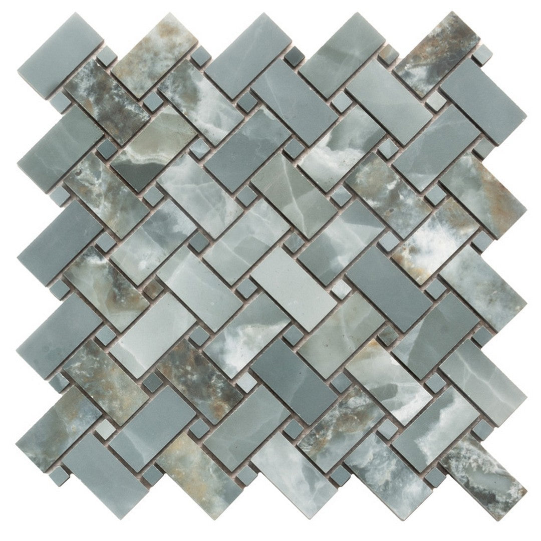 MiR Imperial 12" x 12" Matte Porcelain Mosaic