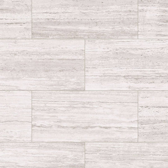 Inhaus Sono Eclipse Stone 12.2" x 25.12" SPC Vinyl Tile Beveled