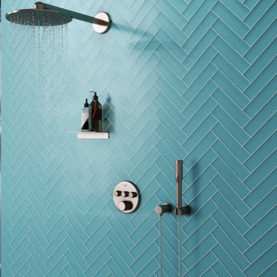 Island-Stone-2-x-8-Cascade-Gloss-&-Textured-Glass-Tile-Azure