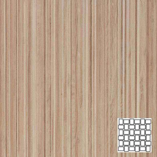 Tesoro 11.75" x 11.75" Oasis Rectified Matte Intreccio Porcelain Mosaic