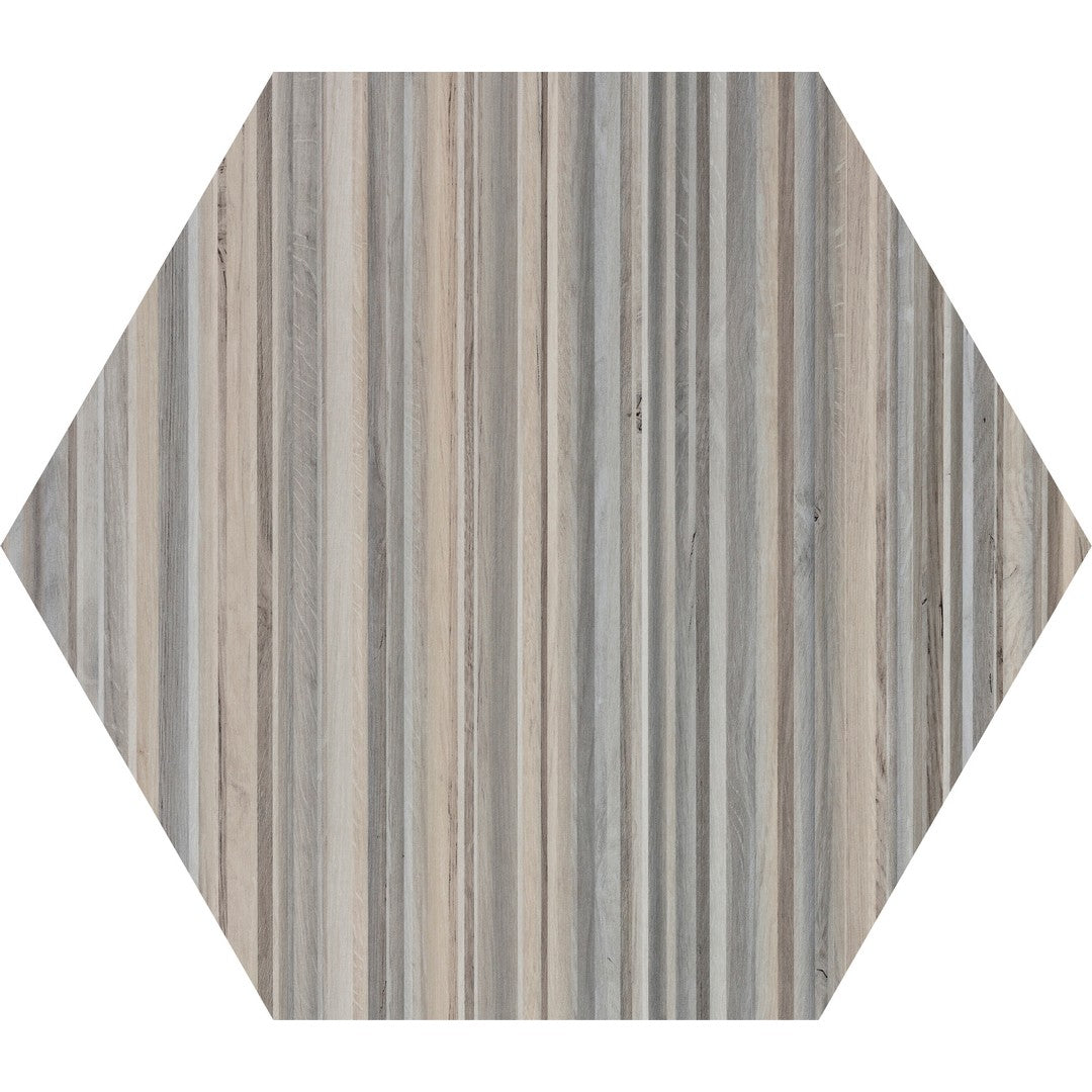 Tesoro 9.25" x 9.25" Oasis Rectified Matte Porcelain Wood Tile