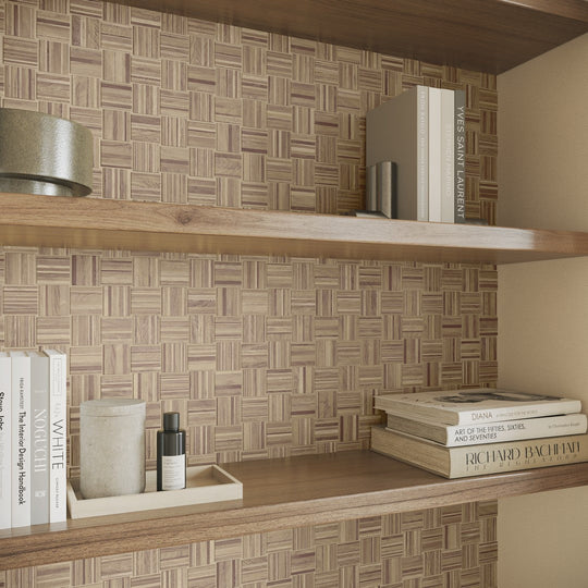 Tesoro-11.75-x-11.75-Oasis-Rectified-Matte-Intreccio-Porcelain-Mosaic-Honey