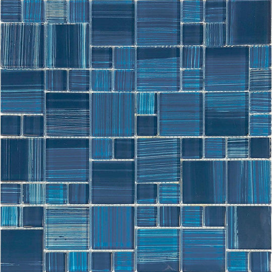 Tesoro 12" x 12" Bamboo Glass Mosaic