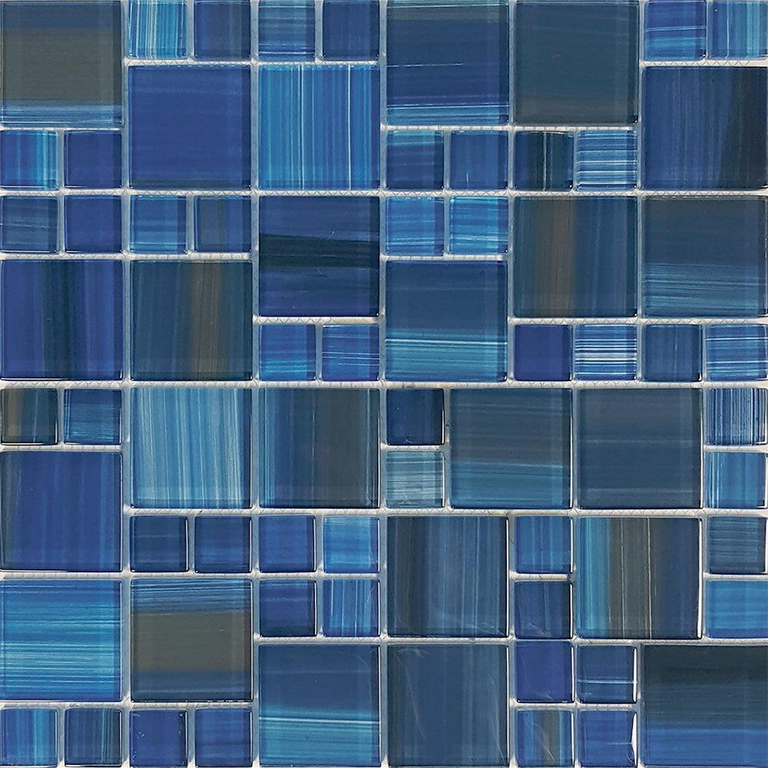 Tesoro 12" x 12" Bamboo Glass Mosaic