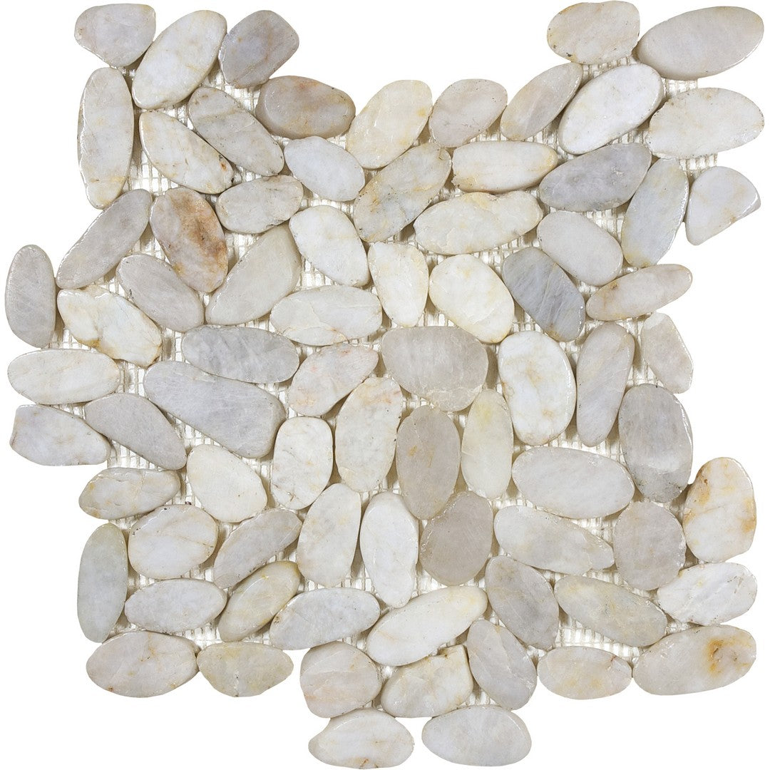Tesoro 11.75" x 11.75" Ocean Stones Natural Stone Sliced Mosaic